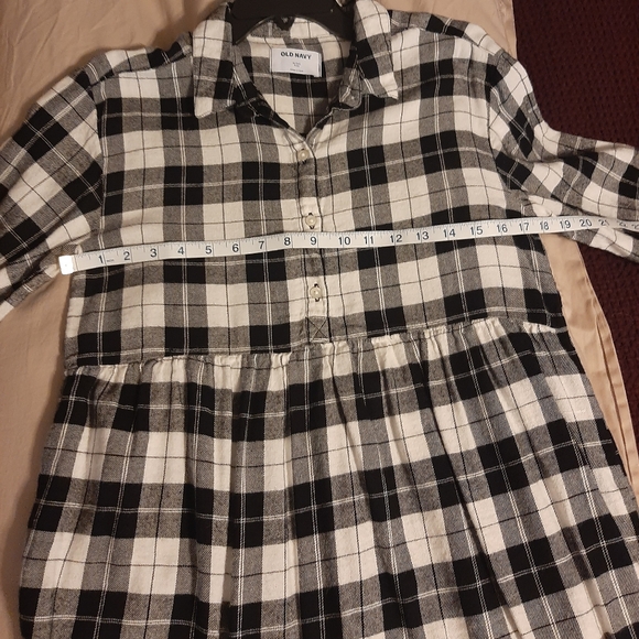 Flannel Dress Old Navy XL 14 plus - Picture 5 of 10